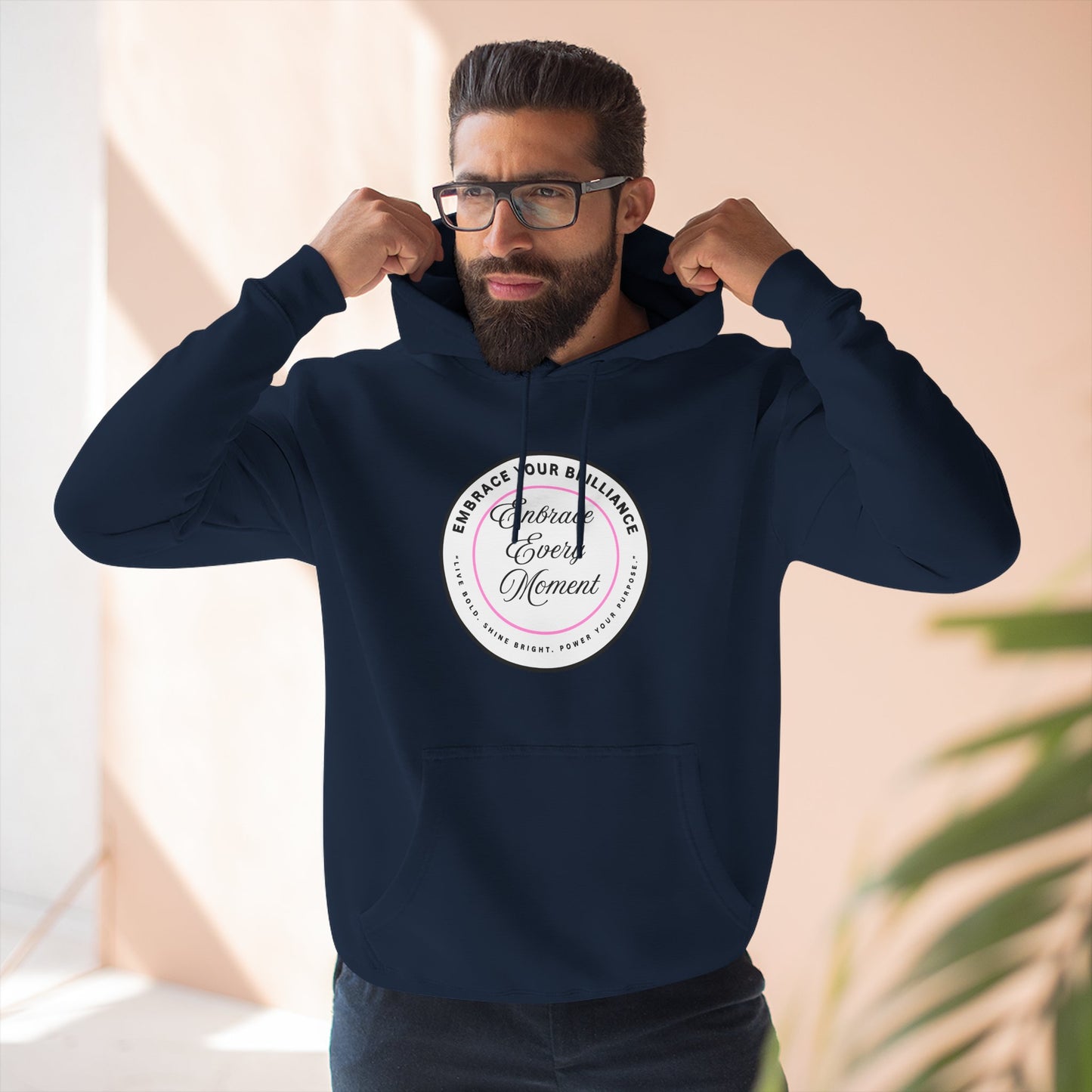 Cozy Gear for Cool Guys - Inspirational Embrace Your Brilliance Hoodie