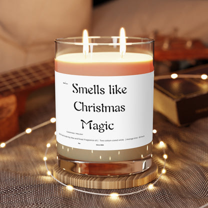 Smells Like Christmas Magic Scented Candle — 11oz Holiday Glass Candle