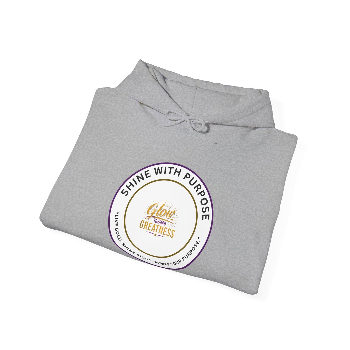 Shine With Purpose Hoodie – 'Shine Brightness' Inspirational Pullover