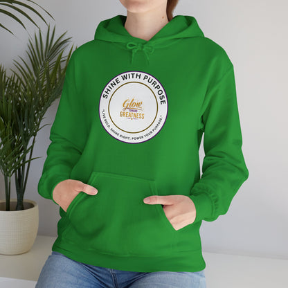 Shine With Purpose Hoodie – 'Shine Brightness' Inspirational Pullover