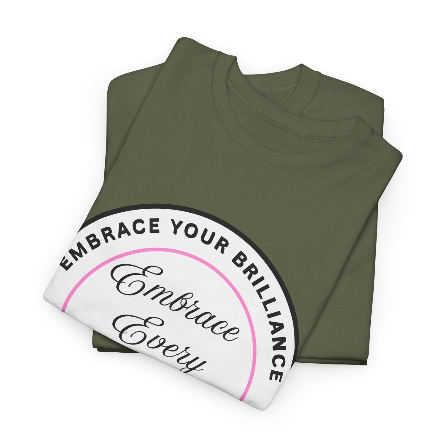 Embrace Your Brilliance Men's Tee — "Embrace Every Moment" Inspirational Graphic Shirt