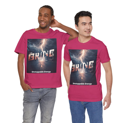The Grind T-Shirt — 'Unstoppable Energy' Motivational Graphic Tee