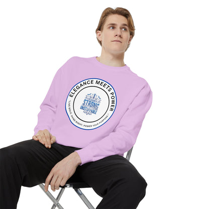 Elegance Meets Power Sweatshirt — "Strong & Gracious" Graphic Crewneck