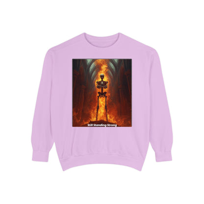 Flaming Sword Cathedral Sweatshirt — Still Standing Strong