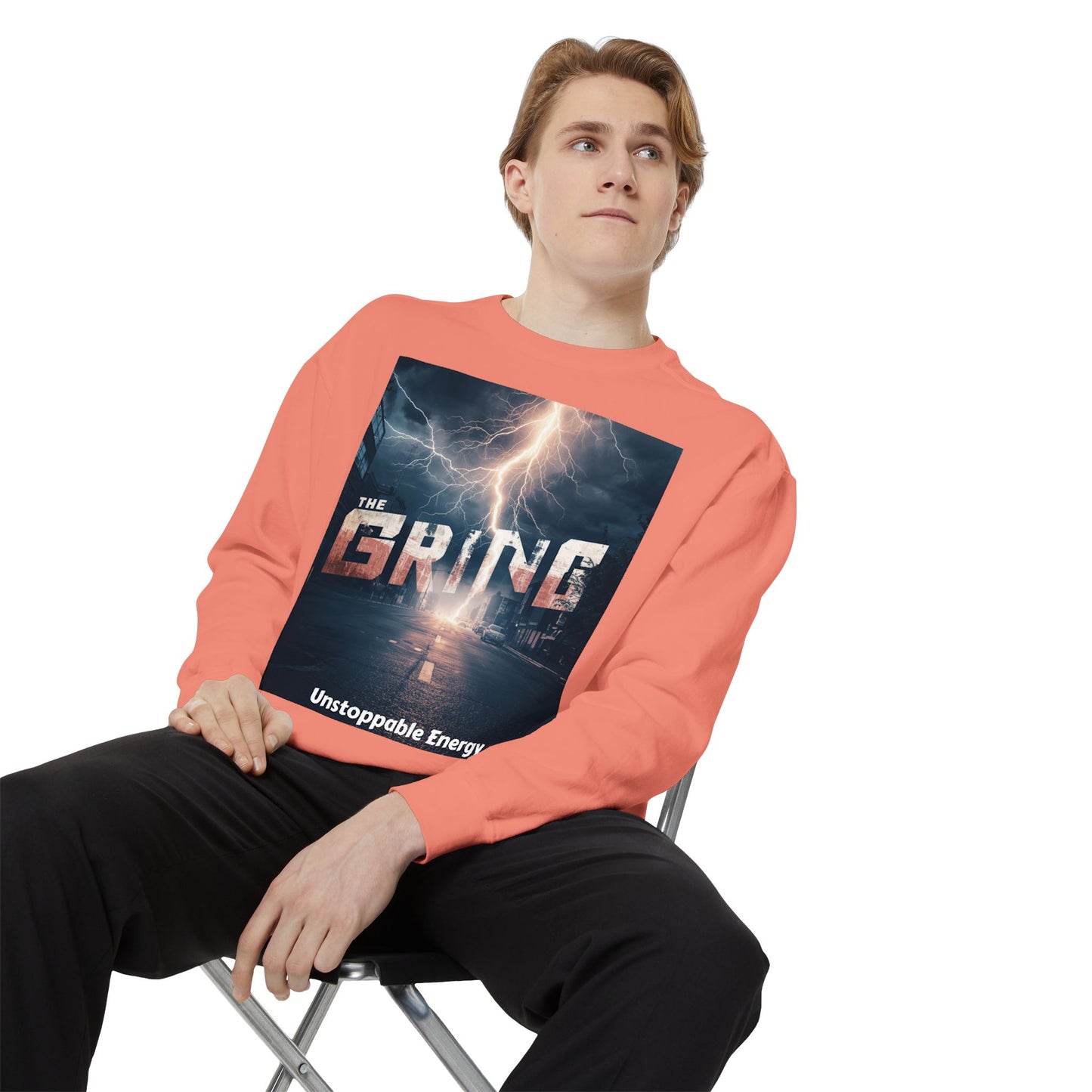 Grind Mentality Sweatshirt — "The Grind" Unstoppable Energy Premium Sweatshirt