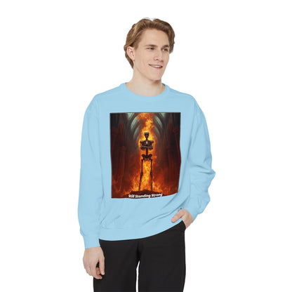 Flaming Sword Cathedral Sweatshirt — Still Standing Strong
