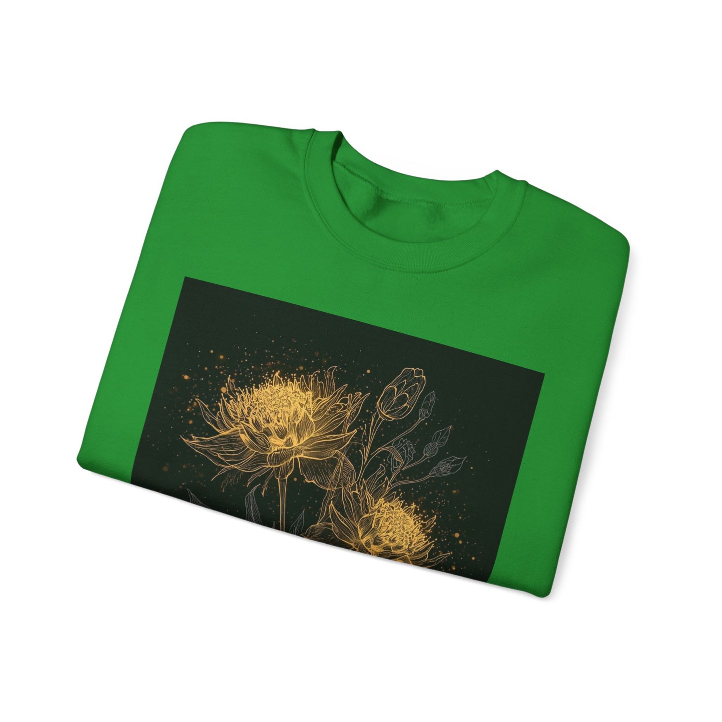 Keep Growing, Keep Glowing Floral Crewneck Sweatshirt