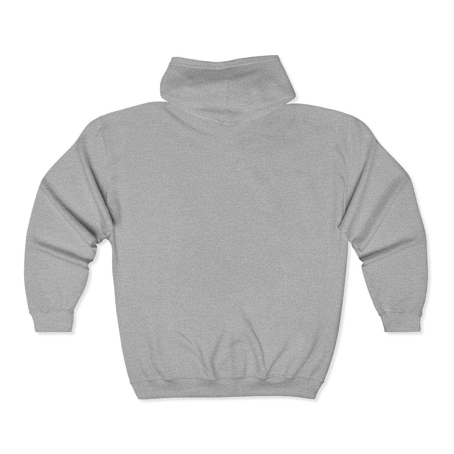 Strong Seal Zip Hoodie — "Elegance Meets Power" Emblem Full-Zip Sweatshirt