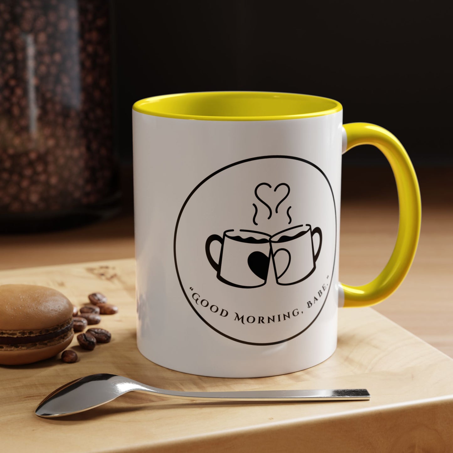 Coffee Mug — "Good Morning, Babe" Accent Ceramic Mug (11/15oz)