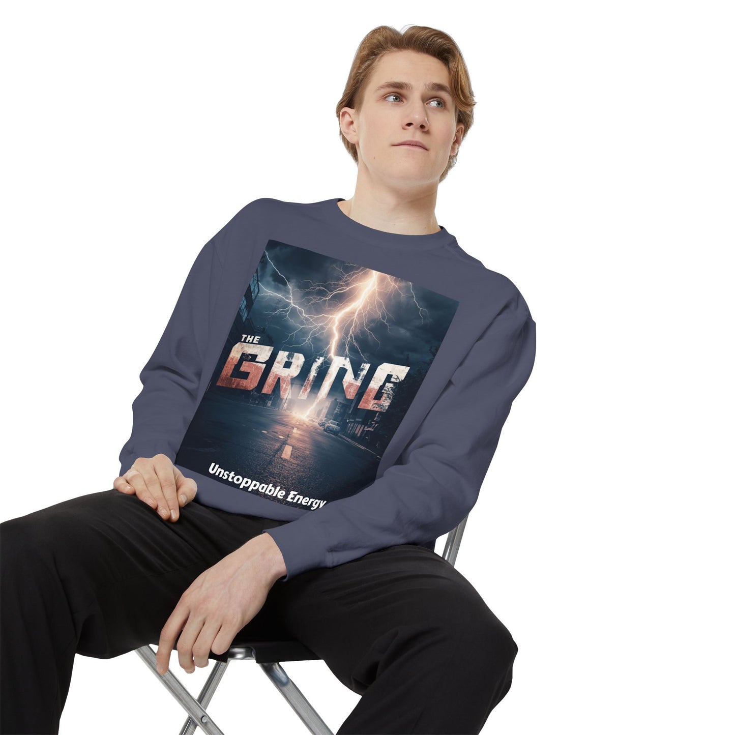 Grind Mentality Sweatshirt — "The Grind" Unstoppable Energy Premium Sweatshirt
