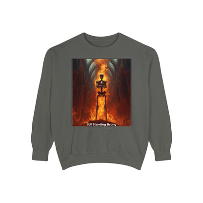 Flaming Sword Cathedral Sweatshirt — Still Standing Strong