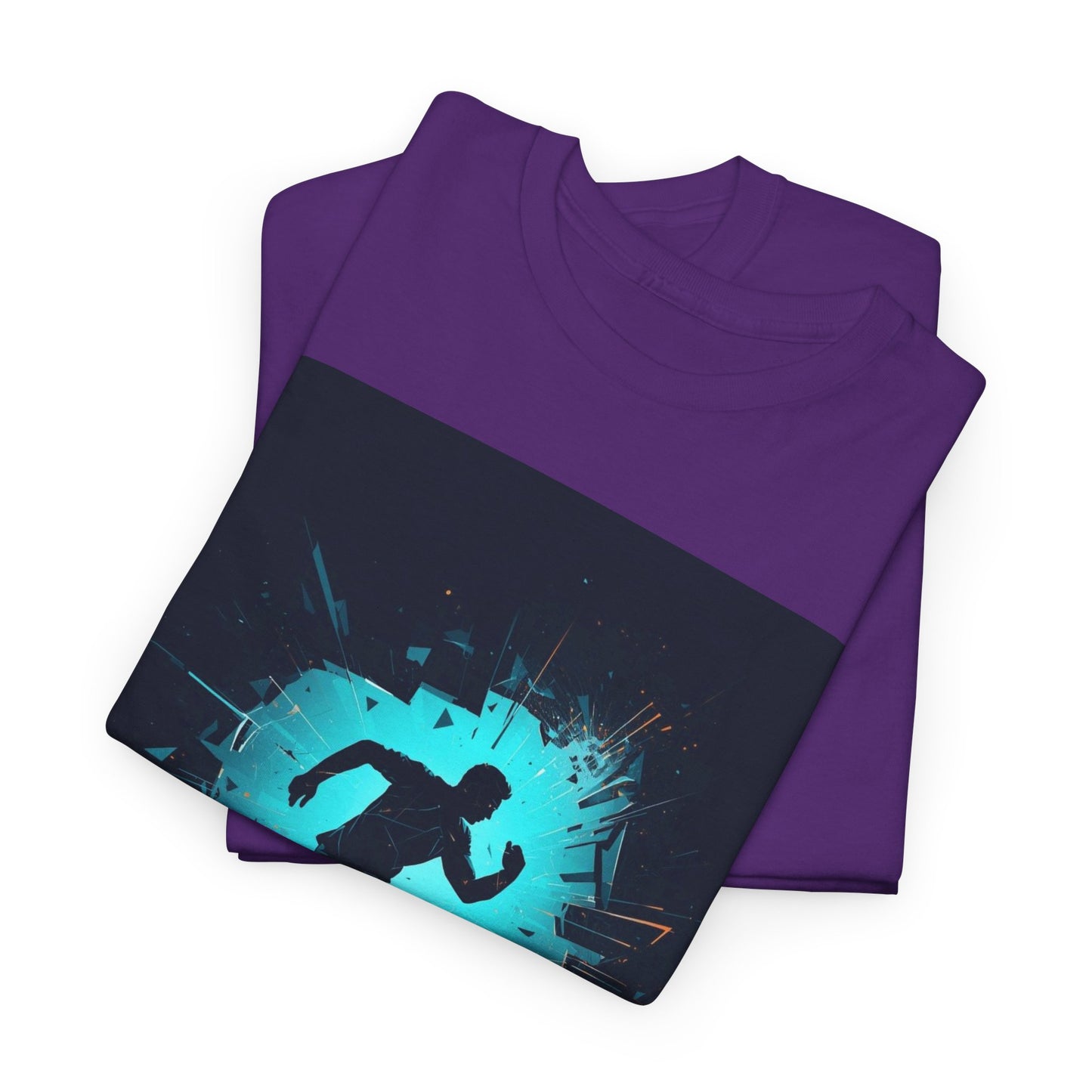 Running T-Shirt — 'Born to Break Limits' Motivational Athletic Tee