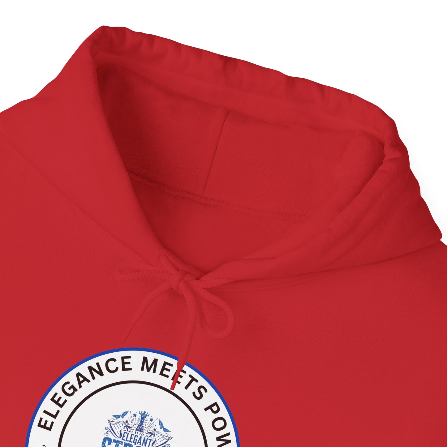 Hoodie — "Elegance Meets Power" Strong and Stylish Badge Pullover