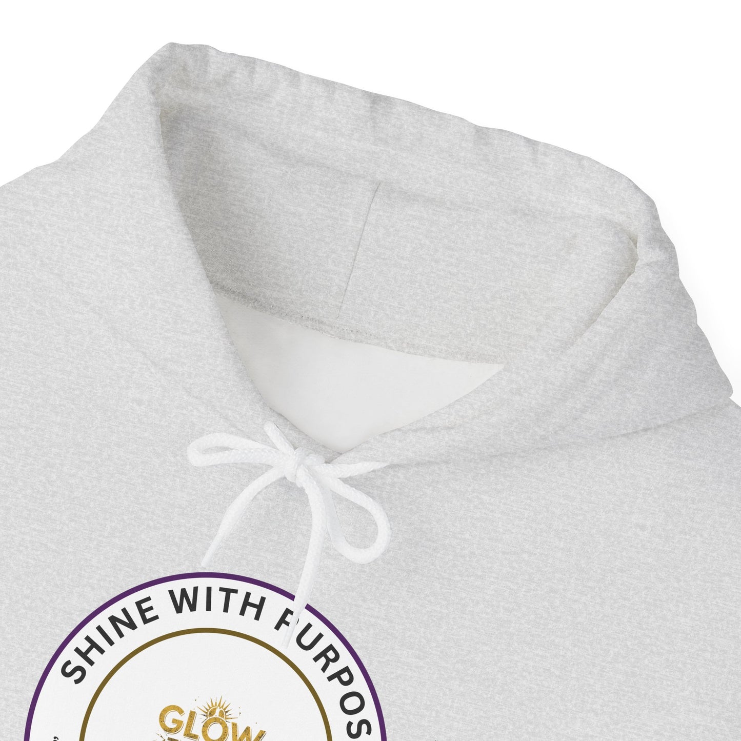 Shine With Purpose Hoodie – "Glow Towards Greatness" Inspirational Pullover