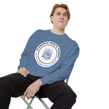 Elegance Meets Power Sweatshirt — "Strong & Gracious" Graphic Crewneck