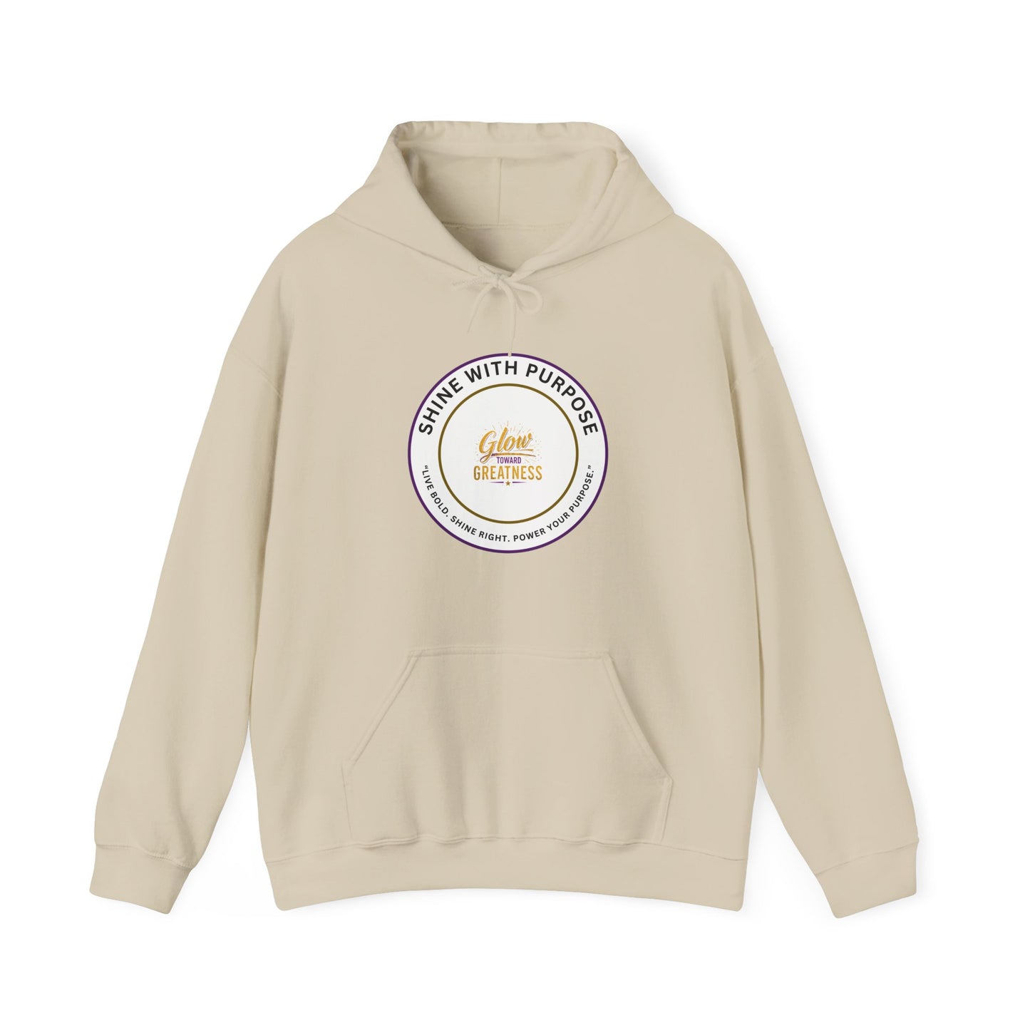 Shine With Purpose Hoodie – 'Shine Brightness' Inspirational Pullover