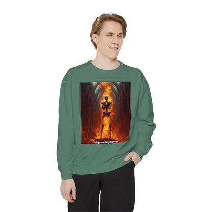 Flaming Sword Cathedral Sweatshirt — Still Standing Strong