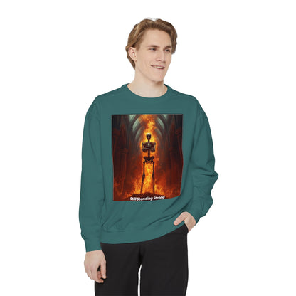 Flaming Sword Cathedral Sweatshirt — Still Standing Strong