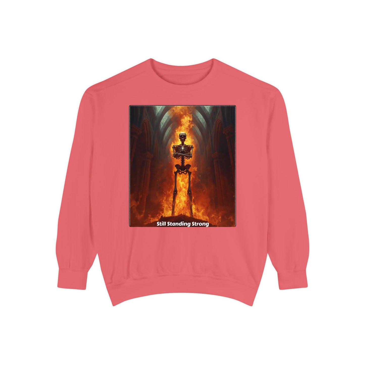 Flaming Sword Cathedral Sweatshirt — Still Standing Strong