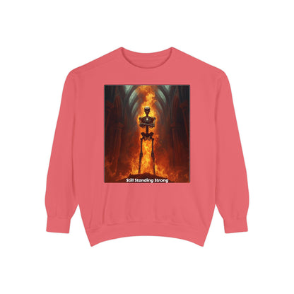Flaming Sword Cathedral Sweatshirt — Still Standing Strong