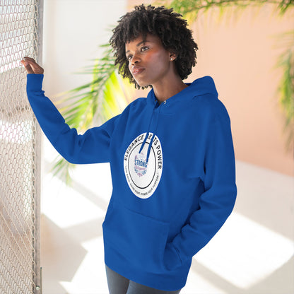 Strong Elegance Hoodie — "Elegance Meets Power" Fleece Pullover