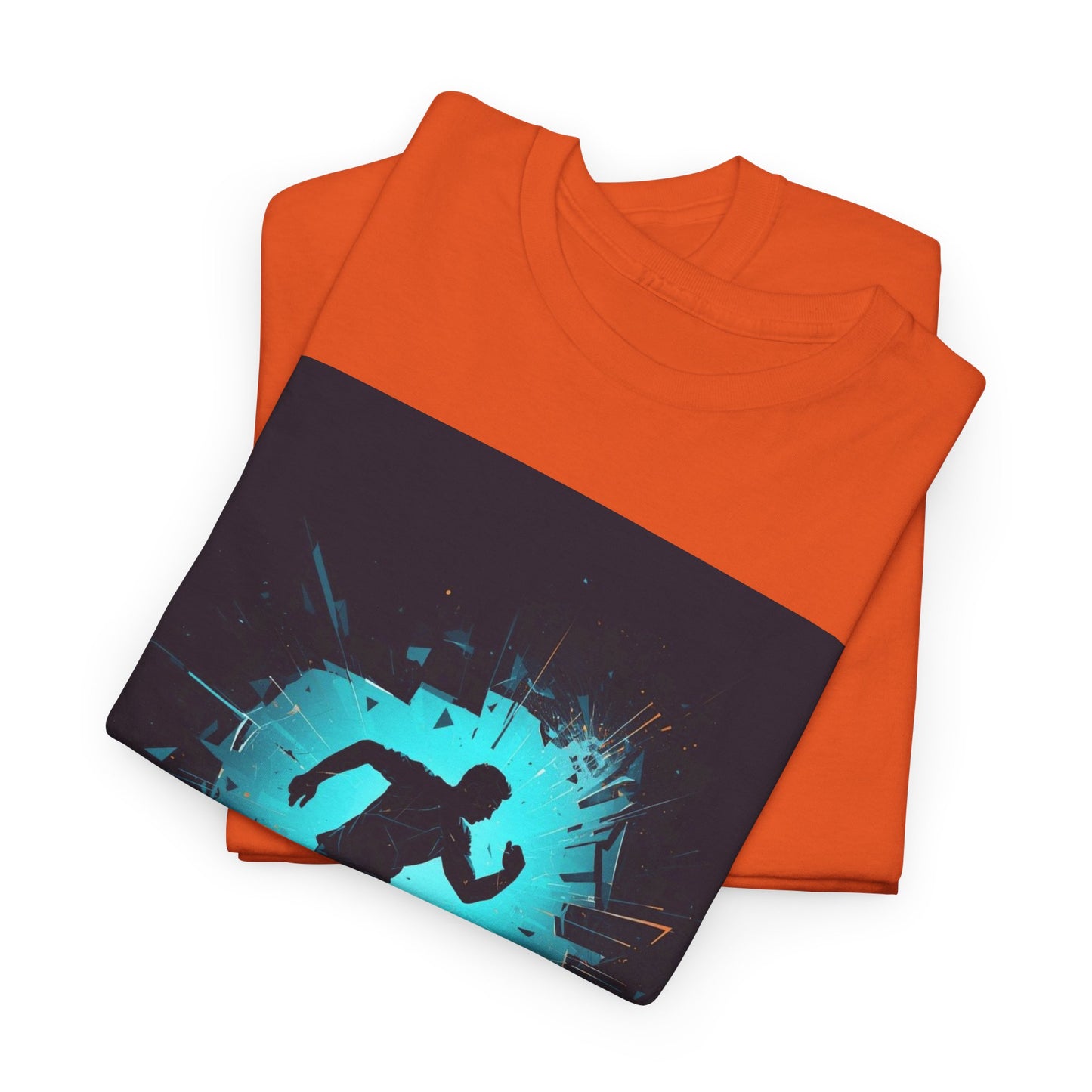 Running T-Shirt — 'Born to Break Limits' Motivational Athletic Tee