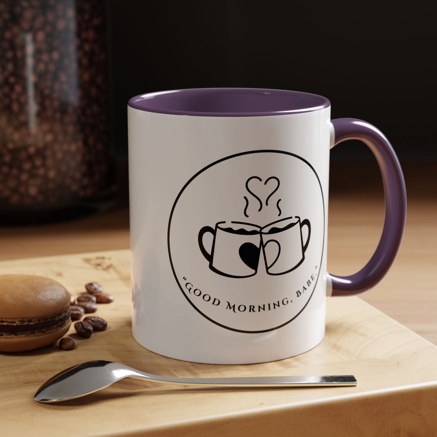 Coffee Mug — "Good Morning, Babe" Accent Ceramic Mug (11/15oz)