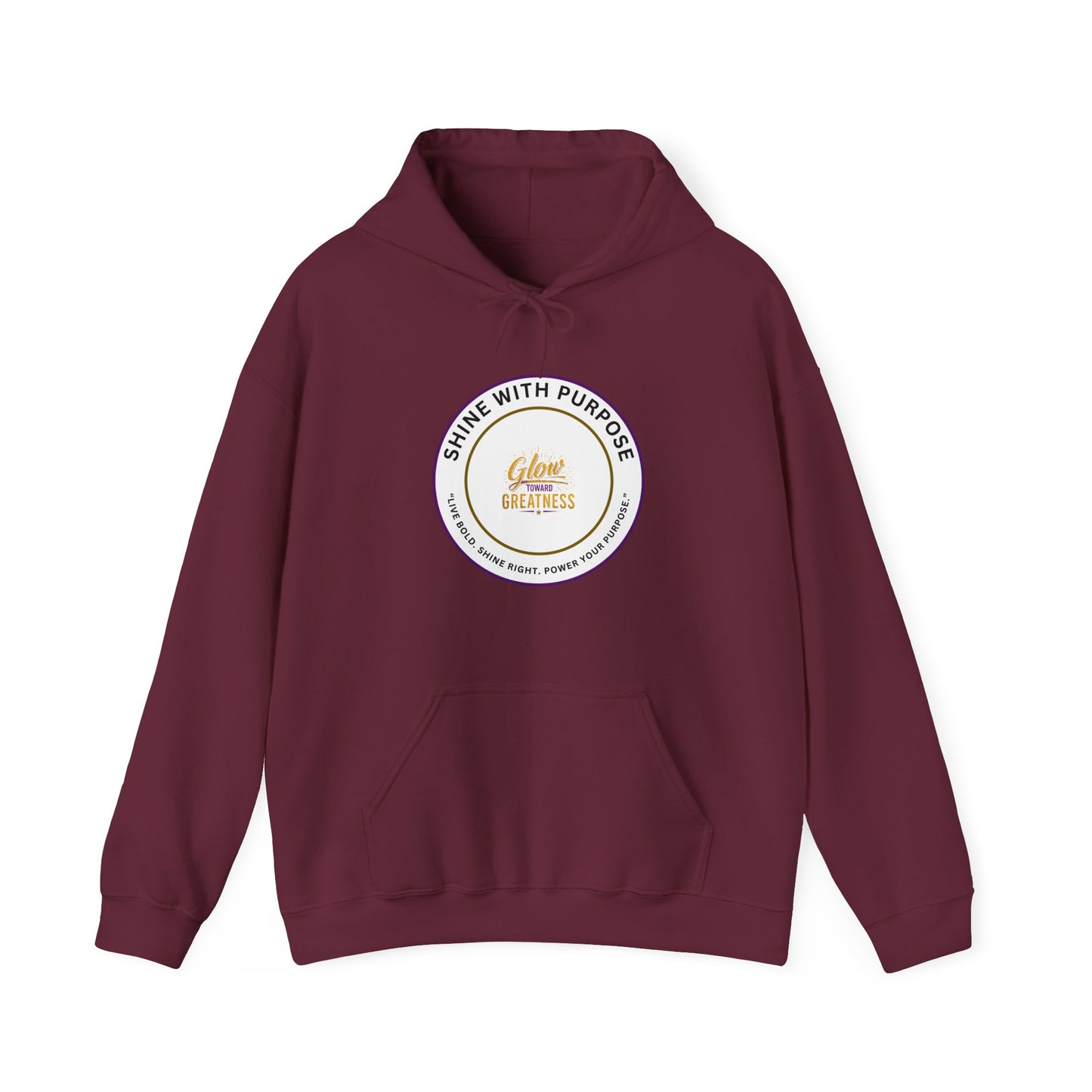 Shine With Purpose Hoodie – 'Shine Brightness' Inspirational Pullover