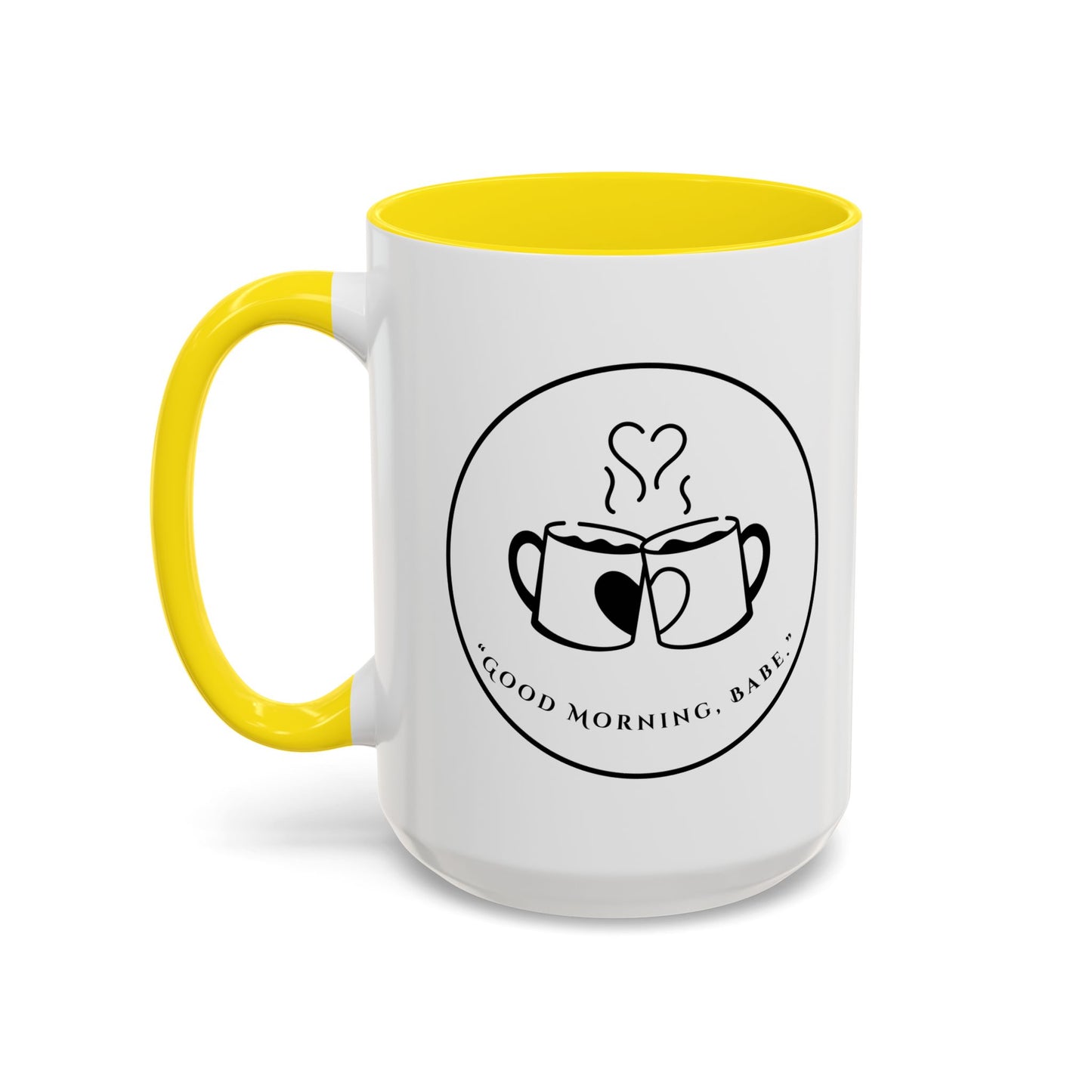 Coffee Mug — "Good Morning, Babe" Accent Ceramic Mug (11/15oz)