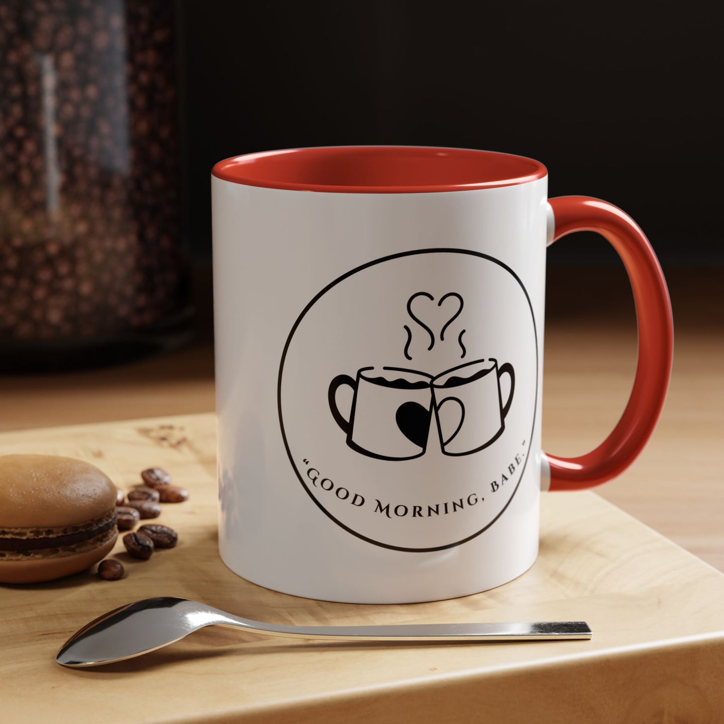 Coffee Mug — "Good Morning, Babe" Accent Ceramic Mug (11/15oz)