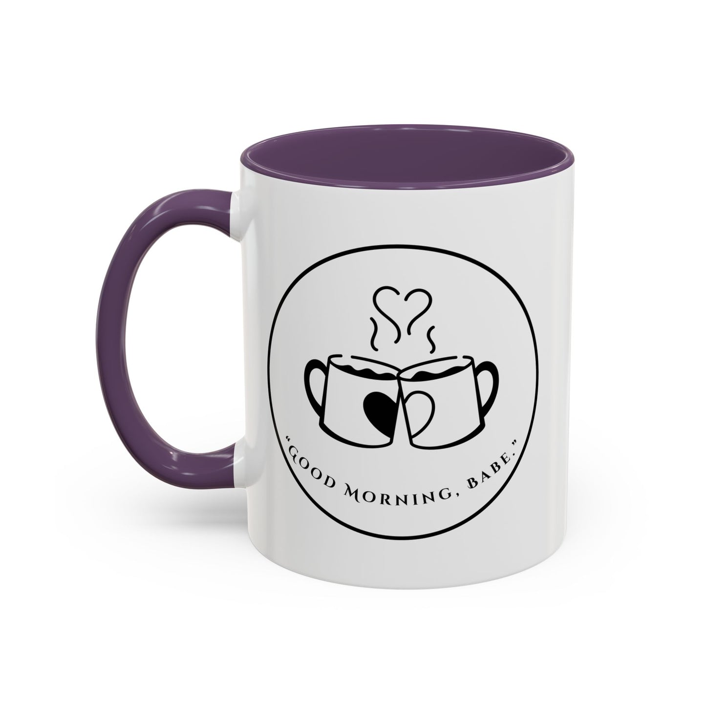 Coffee Mug — "Good Morning, Babe" Accent Ceramic Mug (11/15oz)