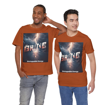 The Grind T-Shirt — 'Unstoppable Energy' Motivational Graphic Tee