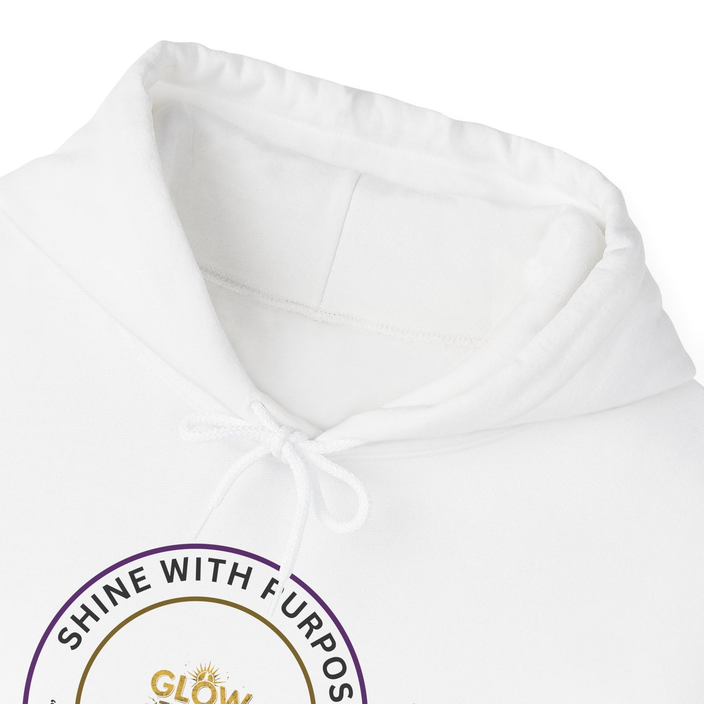 Shine With Purpose Hoodie – "Glow Towards Greatness" Inspirational Pullover