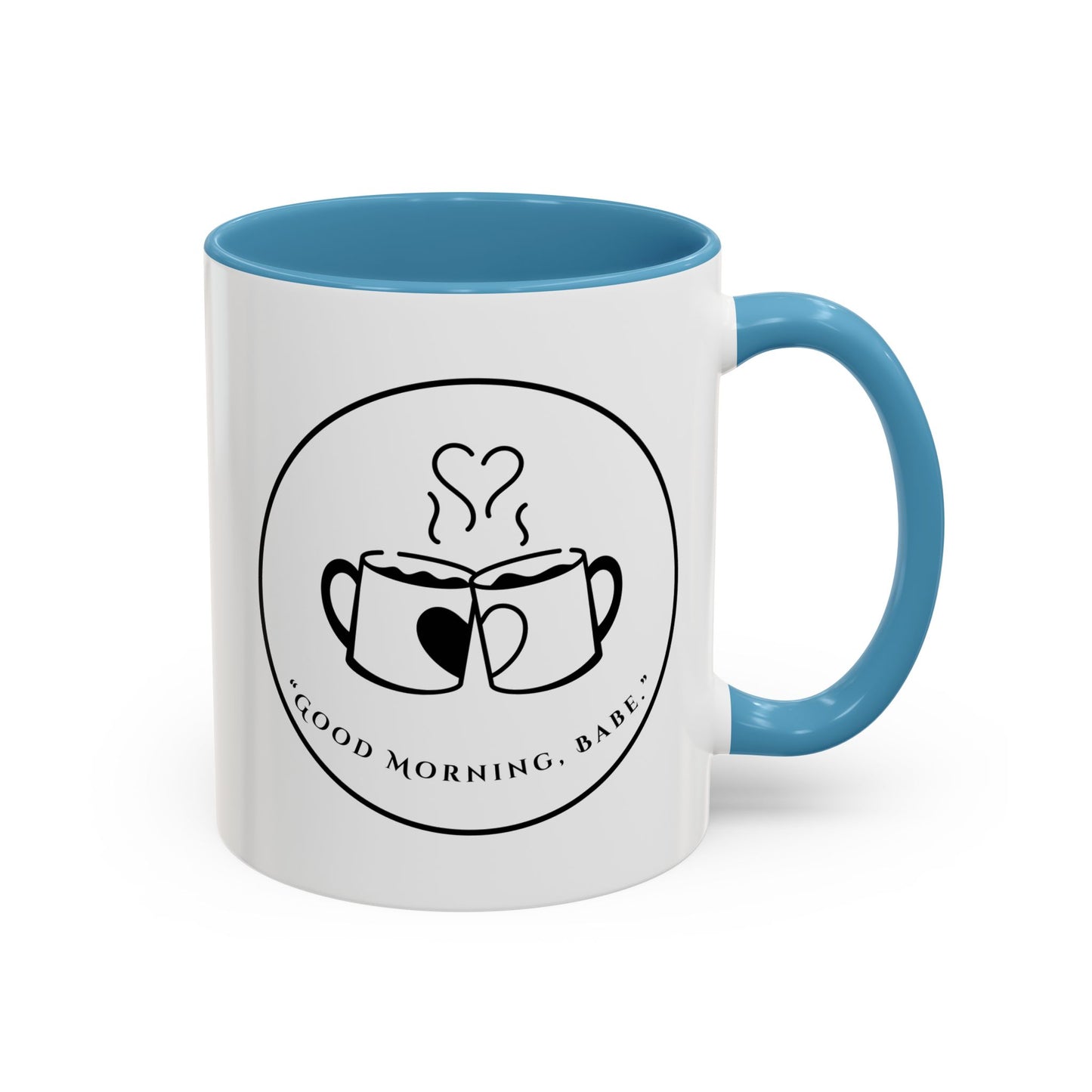 Coffee Mug — "Good Morning, Babe" Accent Ceramic Mug (11/15oz)