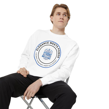 Elegance Meets Power Sweatshirt — "Strong & Gracious" Graphic Crewneck