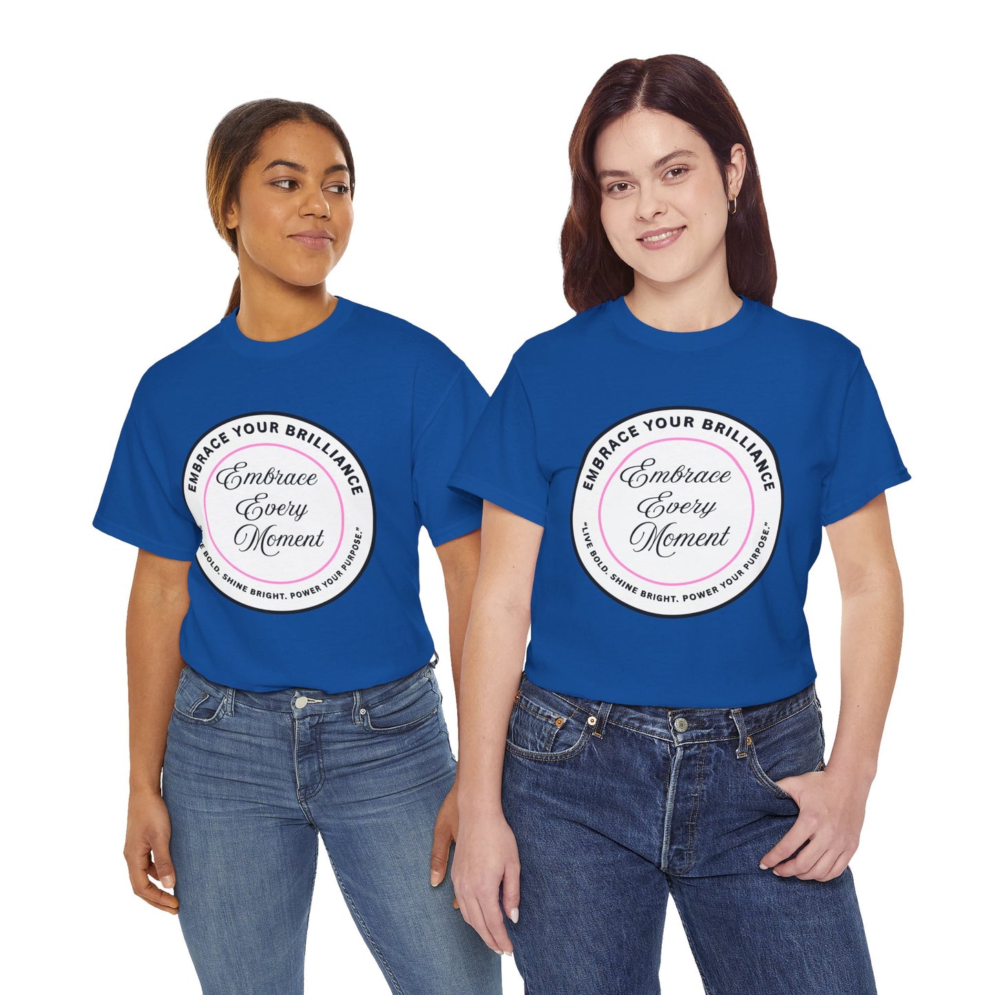 Embrace Your Brilliance Men's Tee — "Embrace Every Moment" Inspirational Graphic Shirt