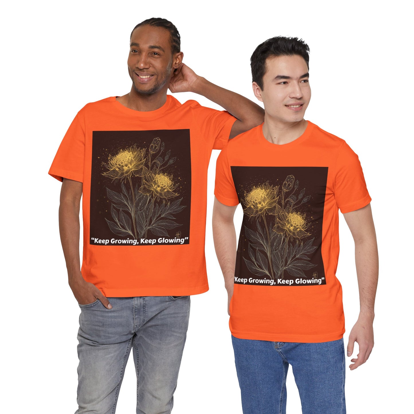 Keep Growing, Keep Glowing Floral Tee