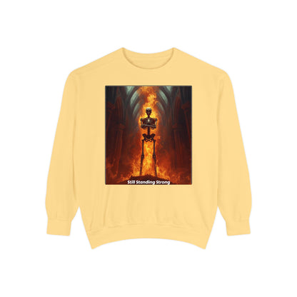 Flaming Sword Cathedral Sweatshirt — Still Standing Strong