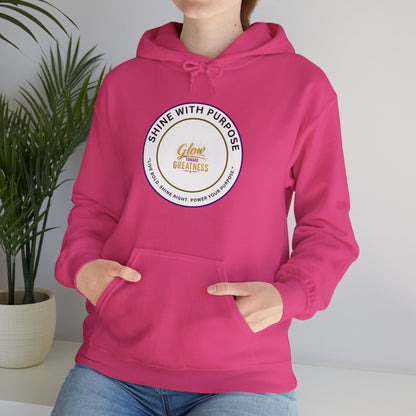 Shine With Purpose Hoodie – 'Shine Brightness' Inspirational Pullover