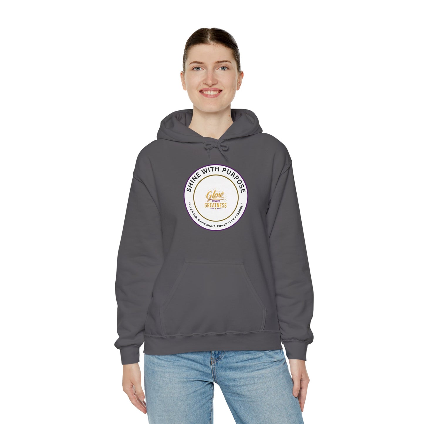 Shine With Purpose Hoodie – 'Shine Brightness' Inspirational Pullover