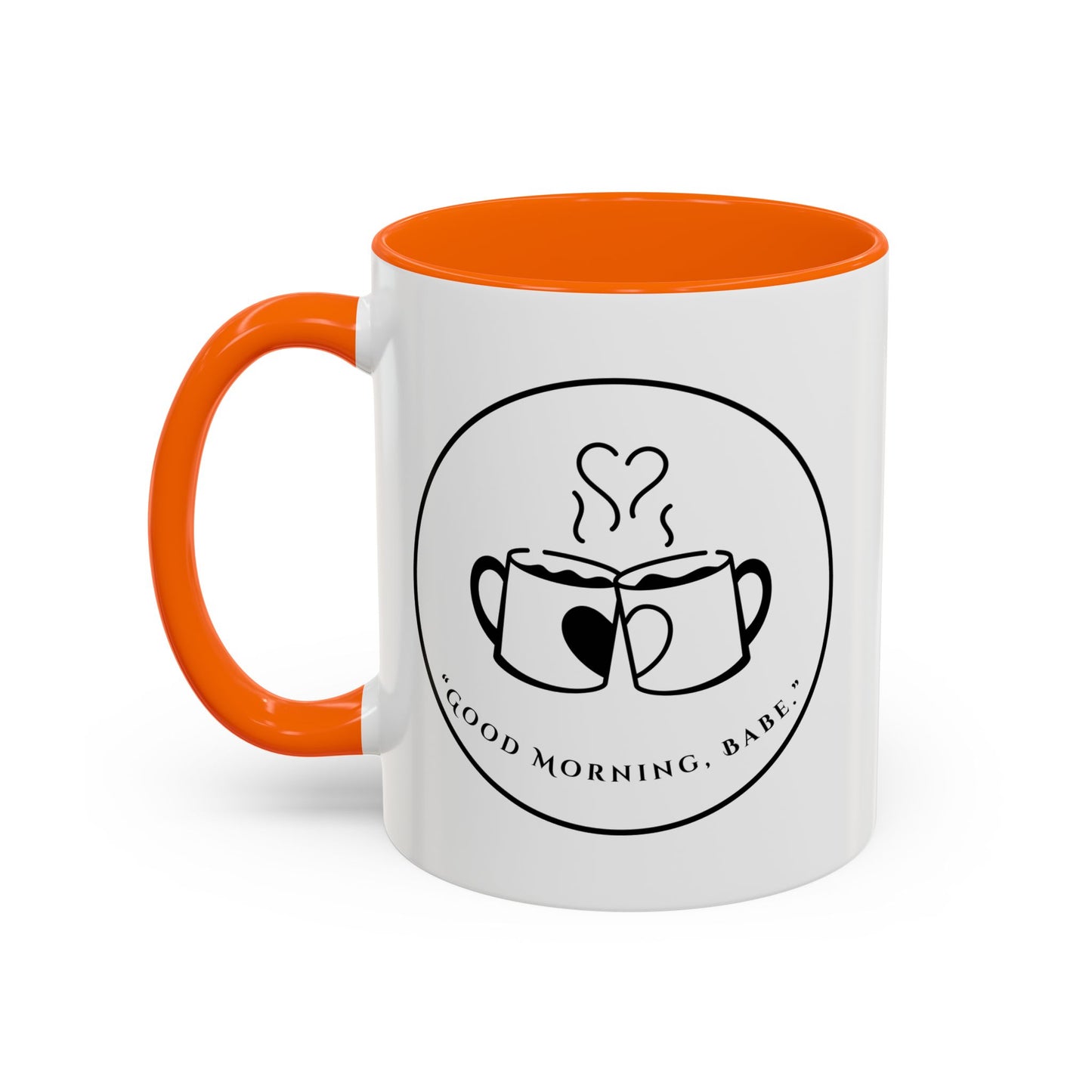 Coffee Mug — "Good Morning, Babe" Accent Ceramic Mug (11/15oz)
