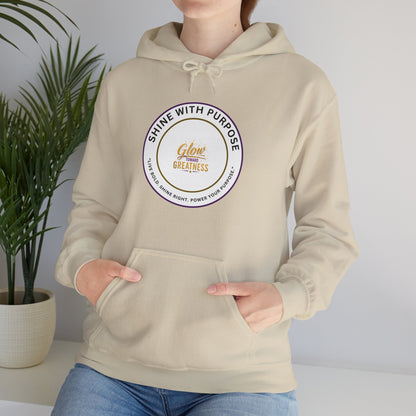 Shine With Purpose Hoodie – 'Shine Brightness' Inspirational Pullover