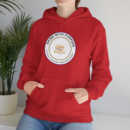 Shine With Purpose Hoodie – 'Shine Brightness' Inspirational Pullover