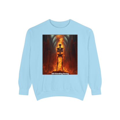Flaming Sword Cathedral Sweatshirt — Still Standing Strong