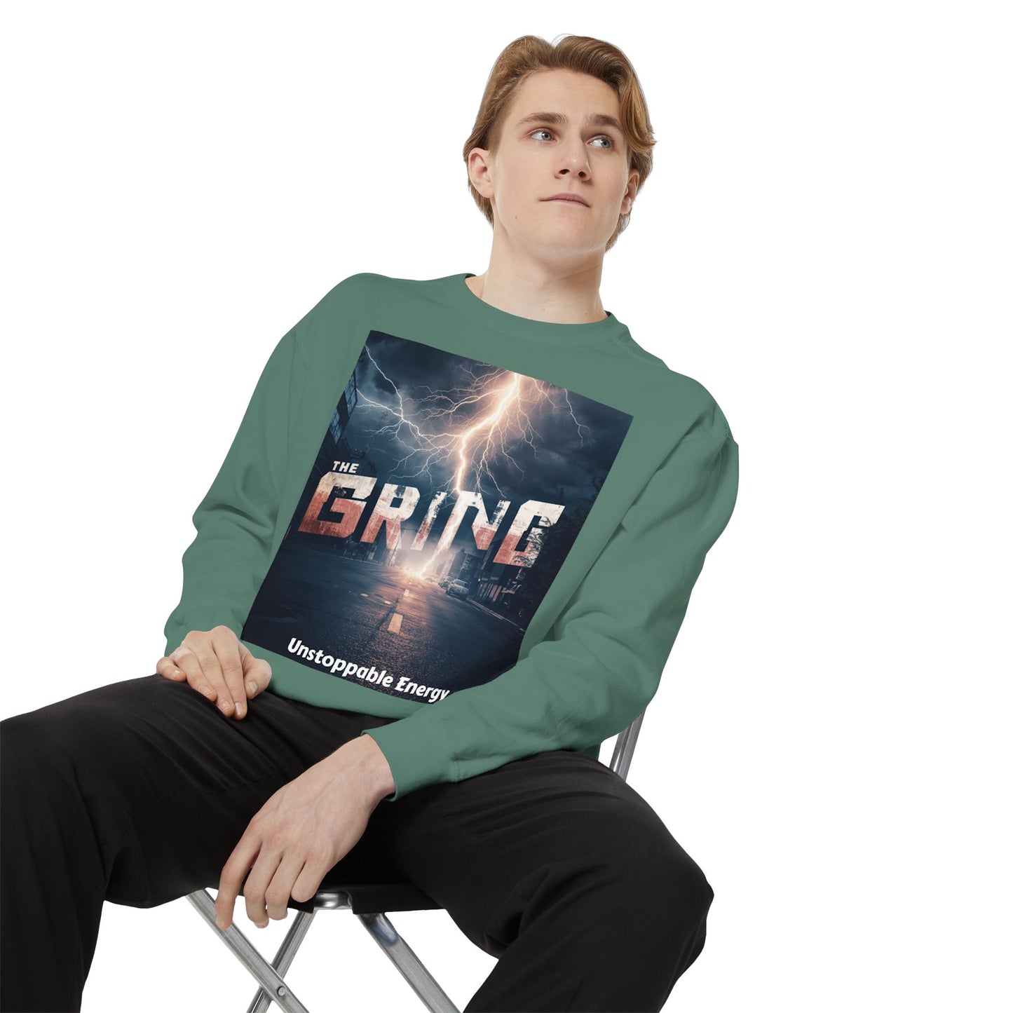 Grind Mentality Sweatshirt — "The Grind" Unstoppable Energy Premium Sweatshirt