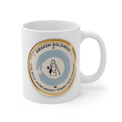 Awaken Boldness Coffee Mug — "Awaken Boldness" Inspirational 11oz Ceramic Mug