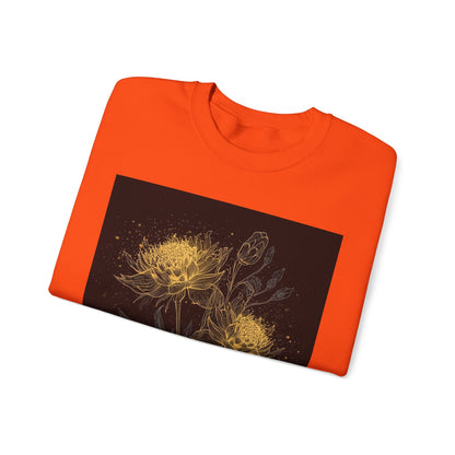 Keep Growing, Keep Glowing Floral Crewneck Sweatshirt