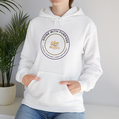 Shine With Purpose Hoodie – 'Shine Brightness' Inspirational Pullover