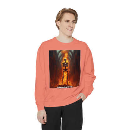 Flaming Sword Cathedral Sweatshirt — Still Standing Strong