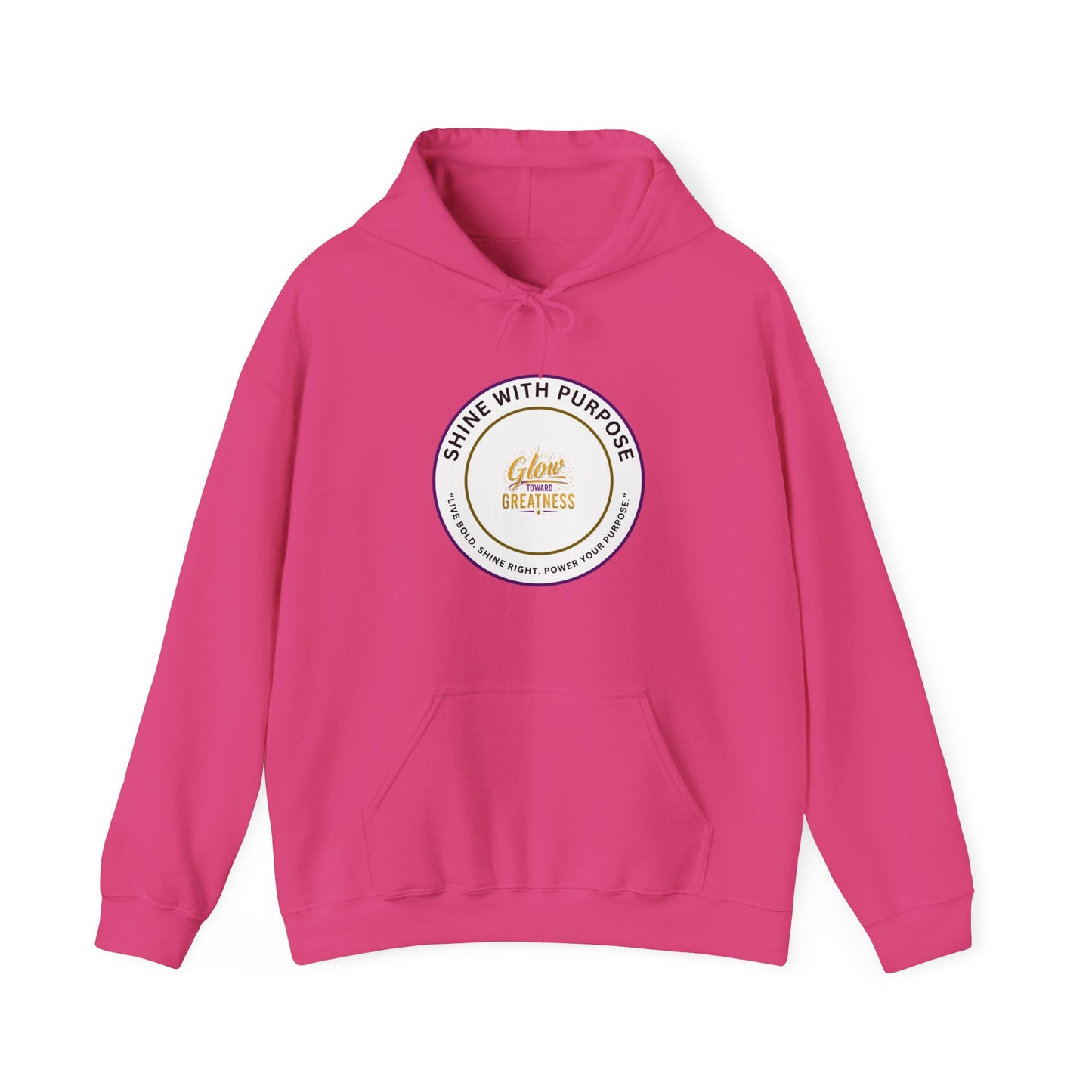 Shine With Purpose Hoodie – 'Shine Brightness' Inspirational Pullover